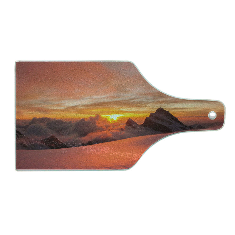 Planche à découper en verre trempé Ambesonne