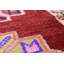 Tapis de couloir unique en laine noué à la main de style années 2000 de 2 pi 11 po x 12 pi 6 po rouge Herki