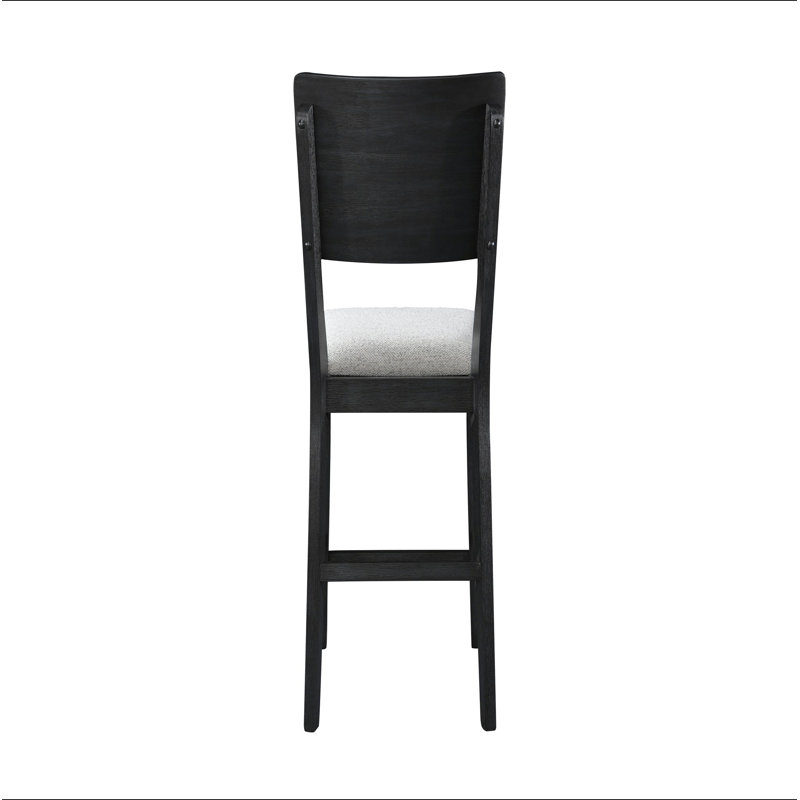Mobilier de salle à manger 2 pièces noir / gris clair