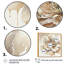 Blooming Beige Floral Design II - Art mural sur toile floral et botanique-567581776-567581777