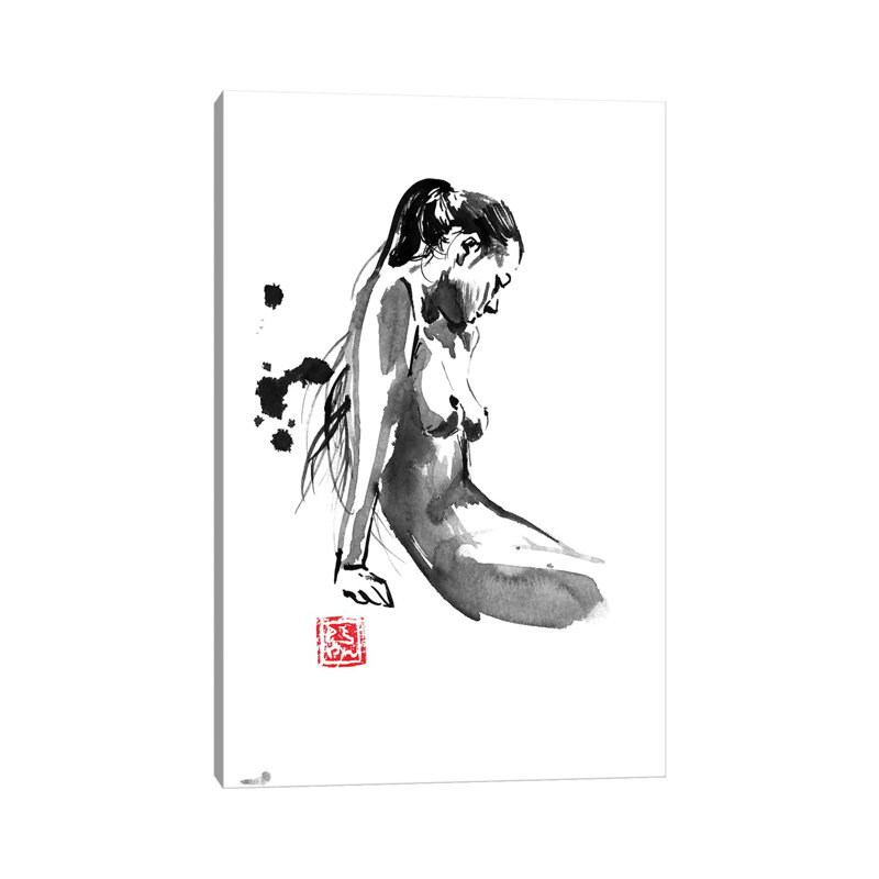 On The Shore by Péchane - Print on Canvas, Wrapped Canvas, 152.5 cm H x 101.5 cm W x 3.175 cm D