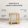 Table de chevet en bois massif Clayton
