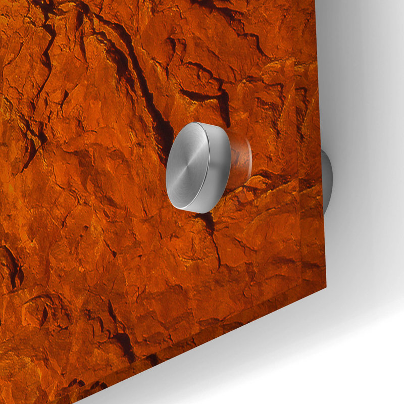 «Windows To The Past» par Bill Sherrell, art mural en verre acrylique, H 24 po x l 36 po x P 0,2 po