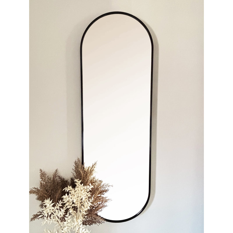 Decourcey Metal Oval Mirror
