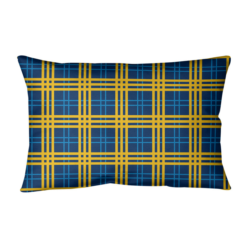 Housse de coussin flash Los Angeles Luxury, Bleu marine / bleu pastel / or, Cuir / Suède