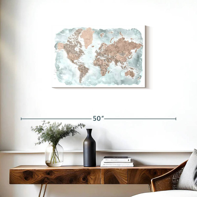 Highly Detailed World Map I