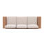 3-seat Outdoor Patio Sofa With Cushions