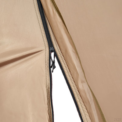 Tente chaude pour 4 personnes, tente tipi d'hiver portative avec prise de poêle, tentes de camping en toile imperméables, tentes légères 4 saisons pour la randonnée, la pêche et la randonnée, taille M