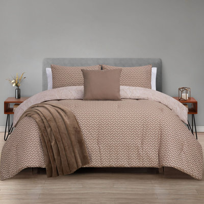 Geo Harmony 5pc King Comforter Set