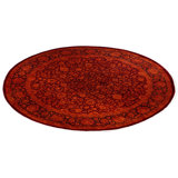 Overdyed One-of-a-Kind 8' 2" X 8' 2" Hand Knotted Area Rug