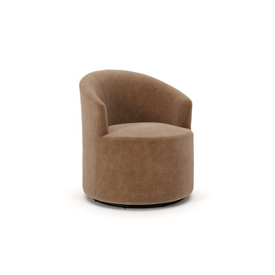 Deryn Upholstered Swivel Barrel Chair