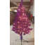 Artificial Tinsel Christmas Tree - Purple-549995498-549995497