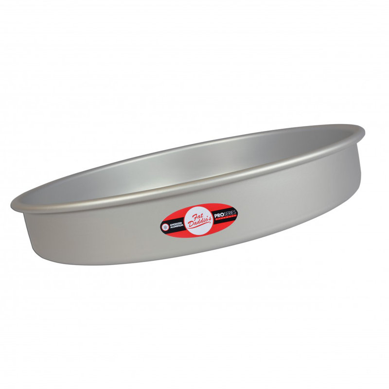 Moule à gâteau rond antiadhésif Aluminium Fat Daddie, 14"