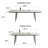 Expandable White Sintered Stone Dining Table And Chair Set-1702720489-1702720406