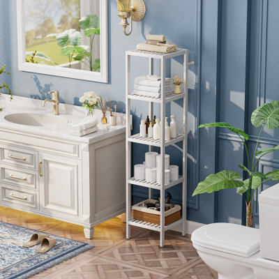 Vallarie Bamboo Bathroom Shelves