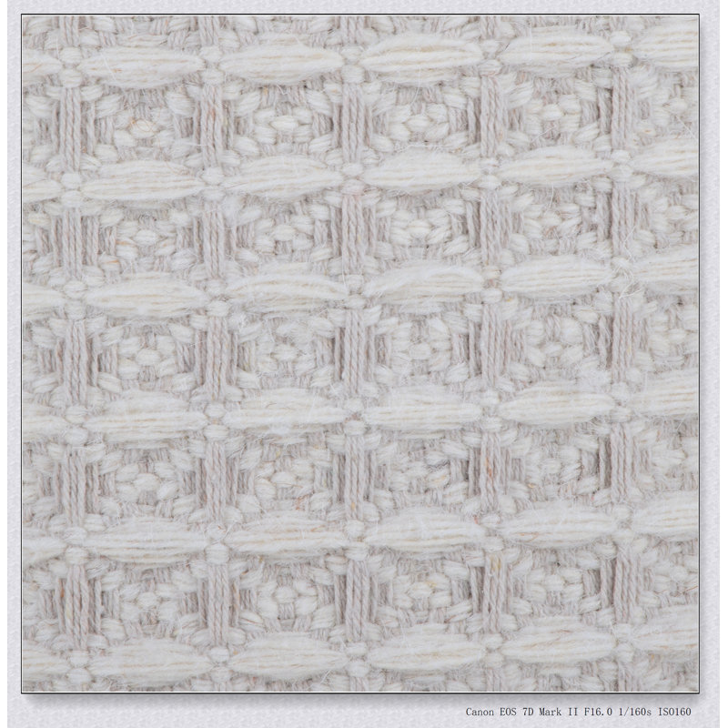 Repose-pieds de rangement de 18 pouces avec texture en laine tissée 3D, parfait pour les sièges supplémentaires et le rangement dissimulé dans les maisons modernes.