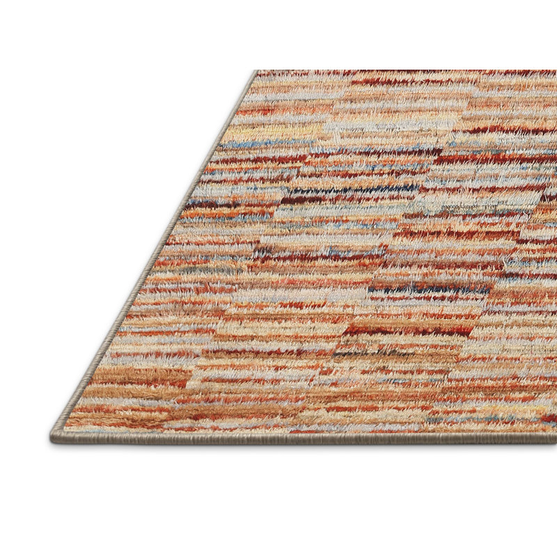 Tapis brun/violet/gris zone contemporaine, Rectangle 5 pi x 8 pi