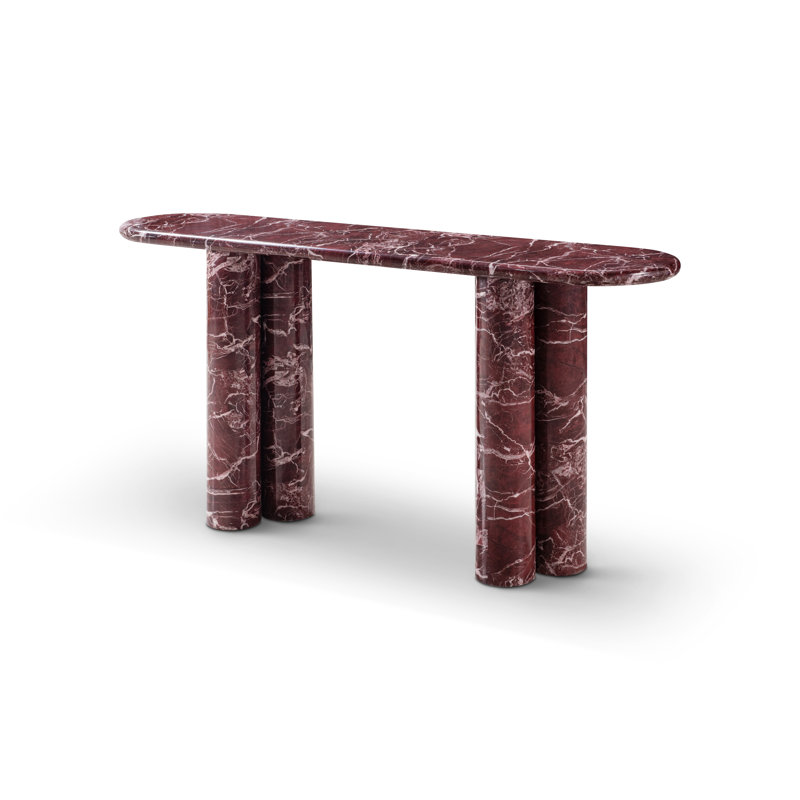 Bianco Genuine Marble Console