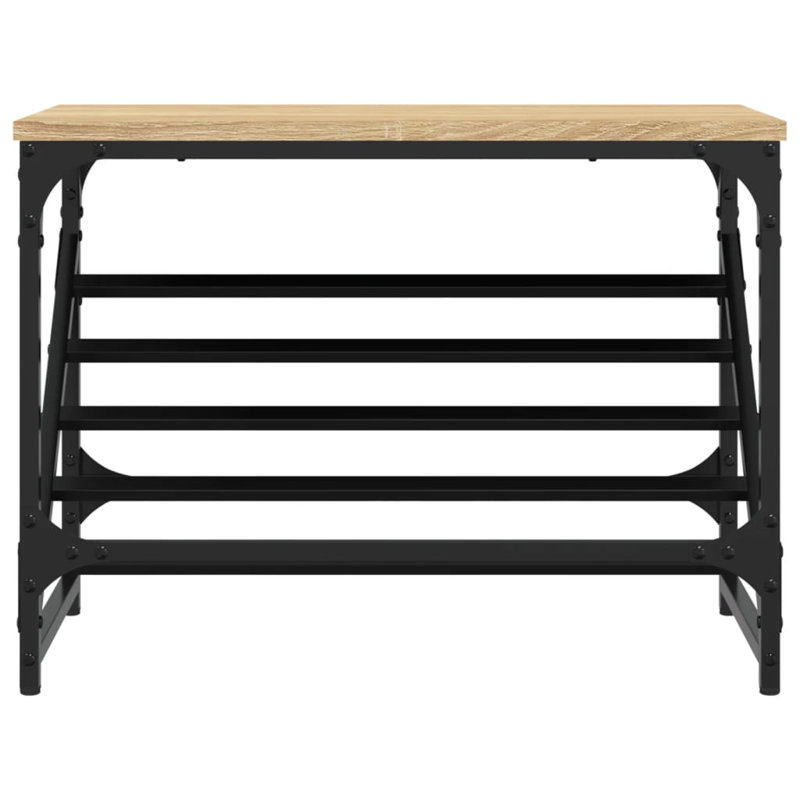 2 Pair Shoe Rack, Sonoma Oak