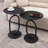 Lantern-shaped Metal End Table-425168271-425168270