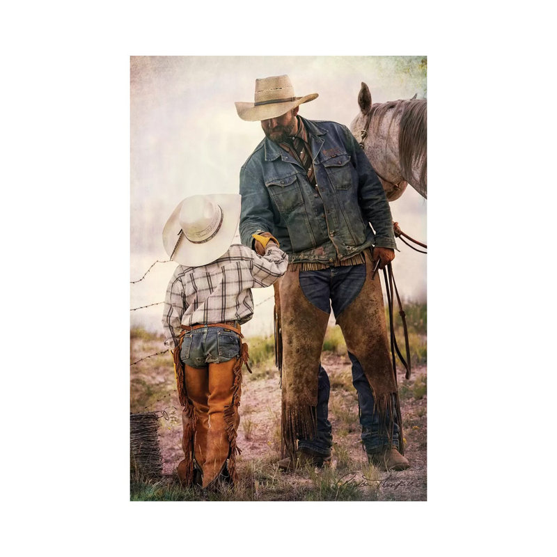 A Job Well Done by Rhonda Thompson - Painting on Canvas, Wrapped Canvas, 66.04cm H x 45.72cm W x 1.91cm D