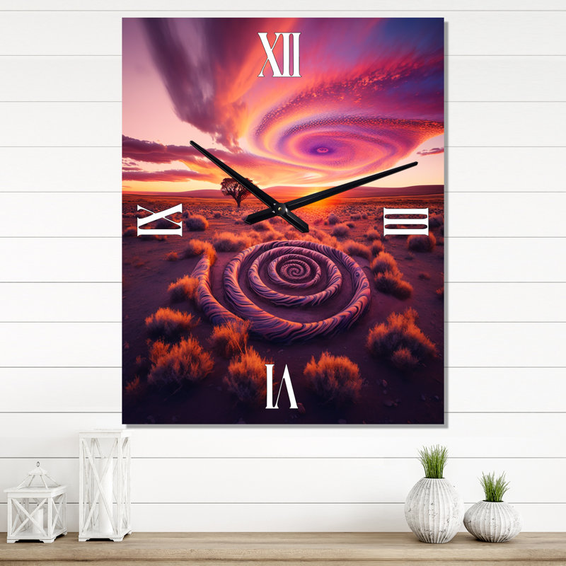 Horloge murale en or, Grand