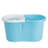 360° Rotating Head Easy Spin Dry Floor Mop Bucket + 2x Head Microfiber Head-59745572