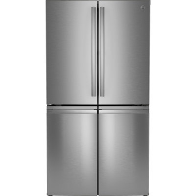 GE Profileâ¢ Series Energy Star Smart 28 Cu. Ft. Fingerprint Resistant Quad-Door Refrigerator -  PAD28BYTFS