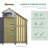 Chellis 4 ft. W x 2 ft. D Solid Wood Slatbox Tool Shed