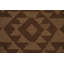 Tapis géométrique brun Kilim 7 x 10