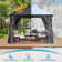 Aluminum Patio Gazebo Permanent Hardtop Gazebos