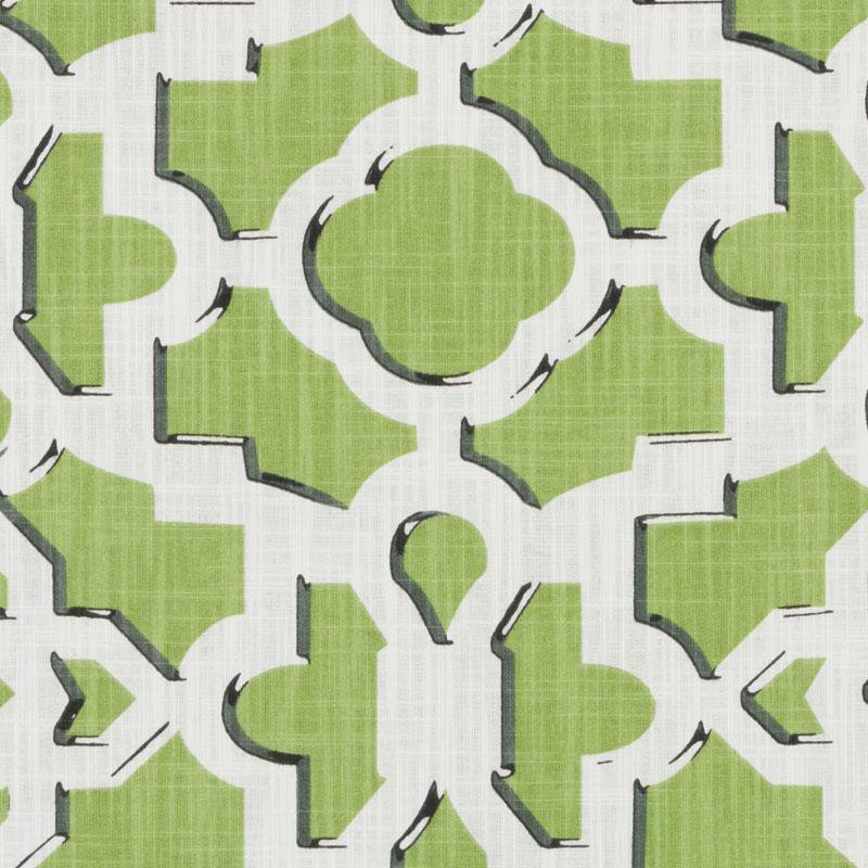 Tissu à imprimé dahlia, Agrume