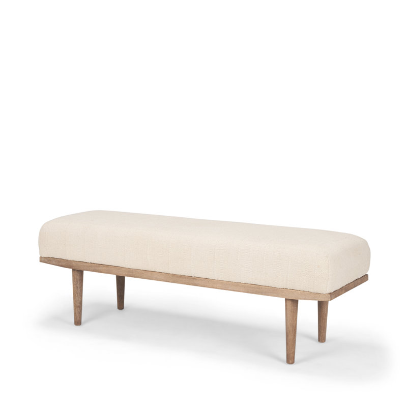 Banc rembourré Thorin, Brun, Beige