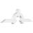 Ericson Architectural Grade PVC Gable Bracket-44774016-44774327
