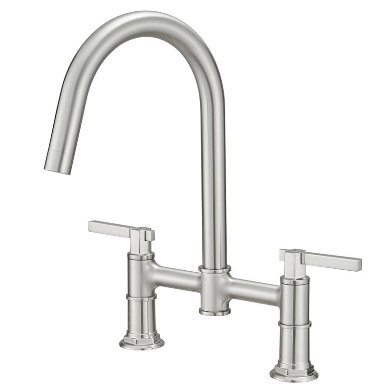 VIBRANTBATH Kitchen Faucet, Brushed Nickel