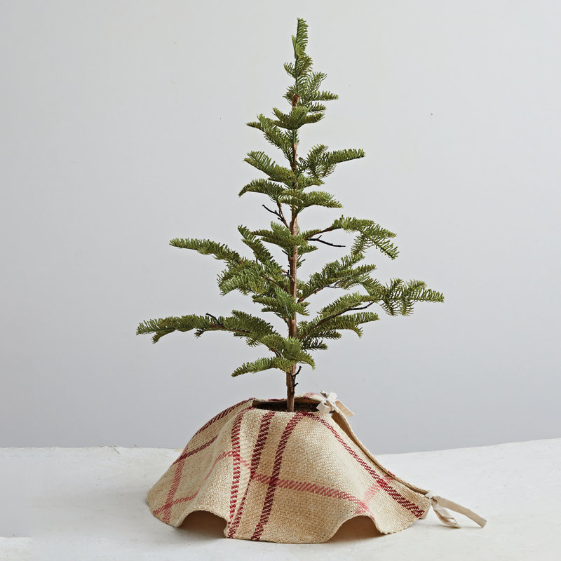 Jupes d'arbre en jute tissé Jebril