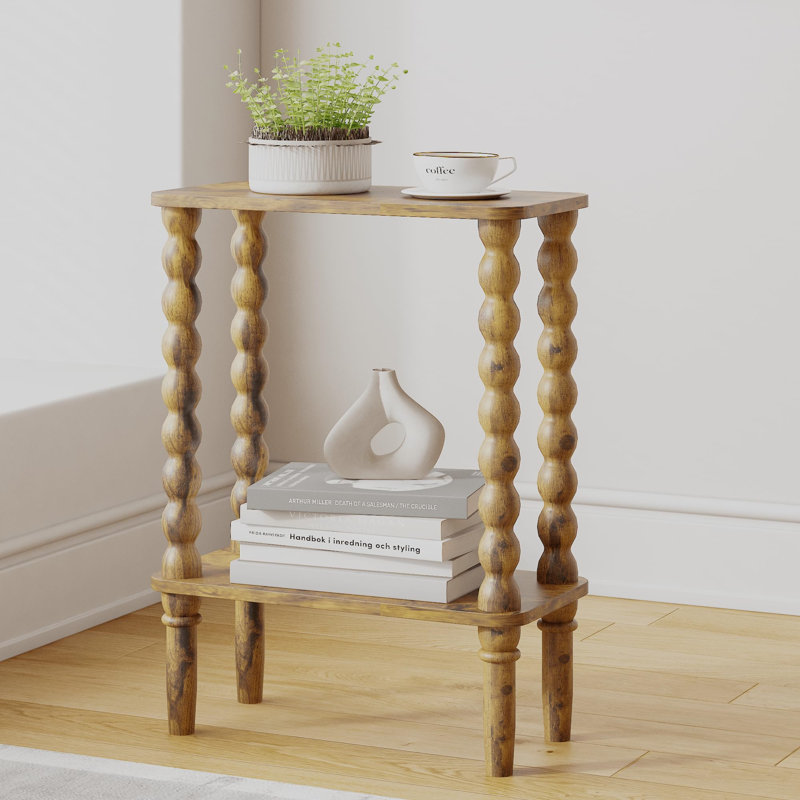 End Table, Rustic Brown