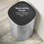 Swan Touch Bin with Removable Retainer Ring, Simple Touch Lid System, Stainless Steel with Fingerprint Proof Finish-115319375-115319373