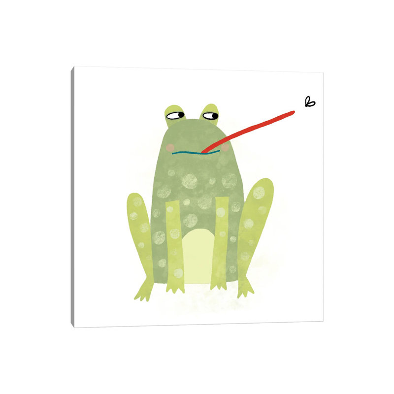Frog by Nic Squirrell - Wrapped Canvas Gallery-Wrapped Canvas Giclée, Wrapped Canvas, 37" H x 37" W