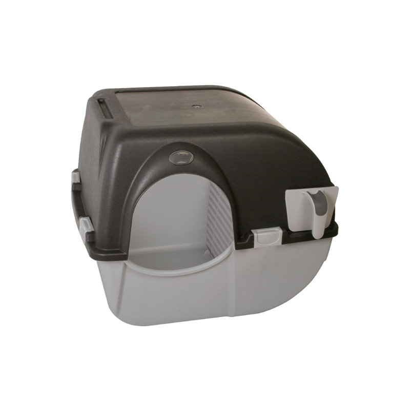 Mabry Plastic Enclosed Self-Cleaning Litter Box