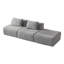 Canapé à compression extra large en chenille à trois places-876609934