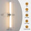 Luminaire de meuble-lavabo à intensité variable à DEL avec abat-jour en acrylique - Applique de salle de bain moderne pour miroir, chambre à coucher et salon - Éclairage écoénergétique 36 W 3000K-227578091-227578095