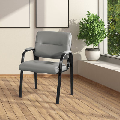 Chaise de salle d'attente en similicuir Lanny