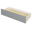 Lit simple en bois avec tiroirs, gris-667632367-667632365
