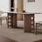 White full support rock plate dining table set-106920545