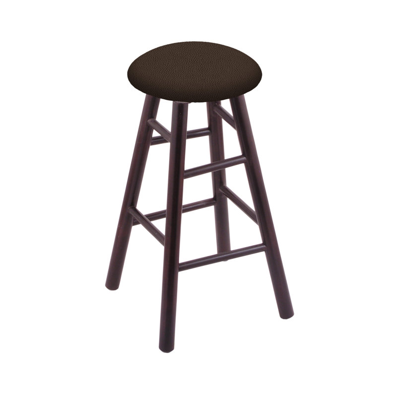 Swivel 30" Bar Stool, Rein Coffee, Dark Cherry Maple