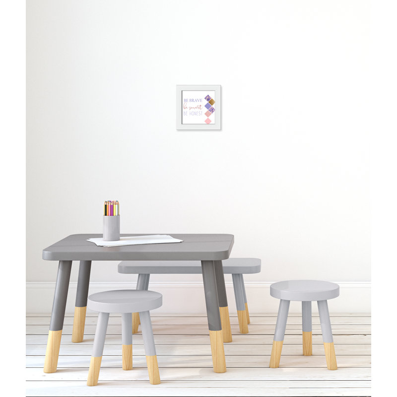 Soyez solide 2, H 8 po x l 8 po x P 0,63 po, Cadre blanc