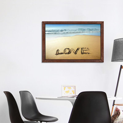 Love 1 Piece Wall Art on Canvas