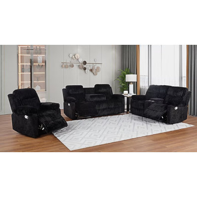 Ensemble de canapé inclinable 3 pièces Dawley