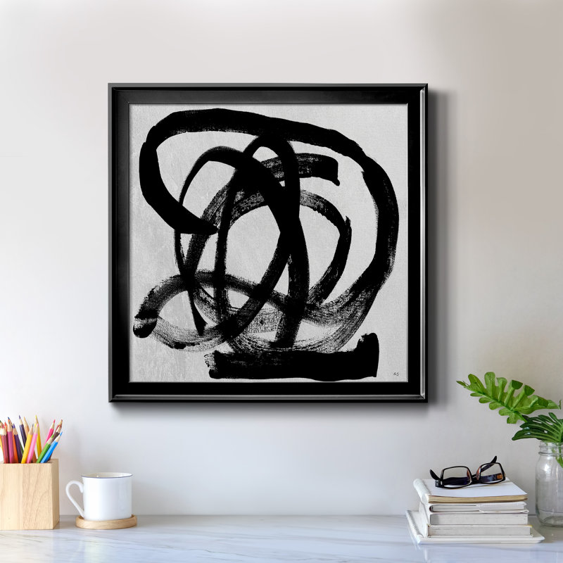 Paris minuit - Peinture sur toile encadrée, H 16 po x l 16 po x P 1 po, Toile avec cadre noir